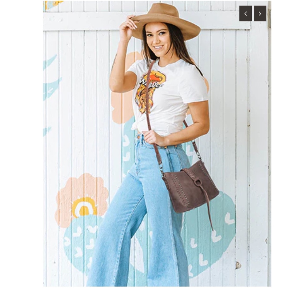 NWT Montana West Genuine Leather Collection  Hobo/Crossbody